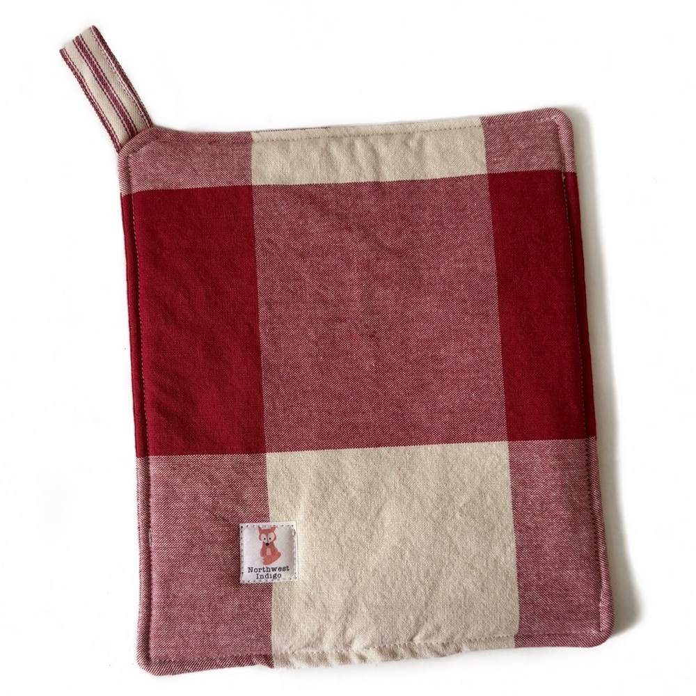NWOT Handmade Cotton Buffalo Check Pot Holder